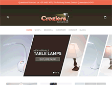 Tablet Screenshot of crozierselectrical.com.au